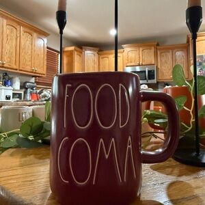 Rae Dunn Red Mug - Food Coma